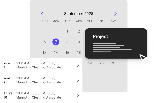 Instant work request interface in ButlerVM - create, assign, and track hotel maintenance, cleaning, or event setup tasks to vendors